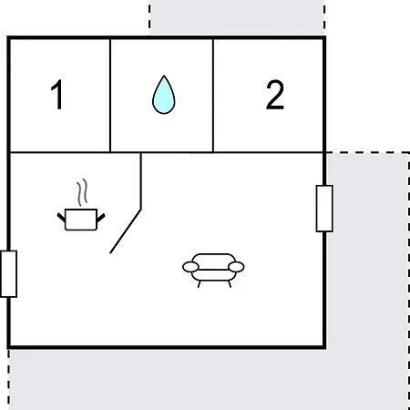 Holiday home Stunning In With Kitchen